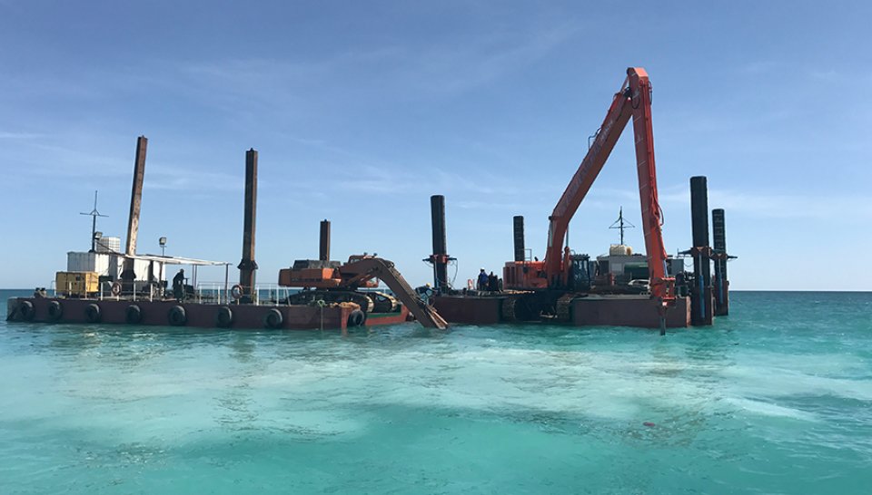 Denize iskele kurulumu