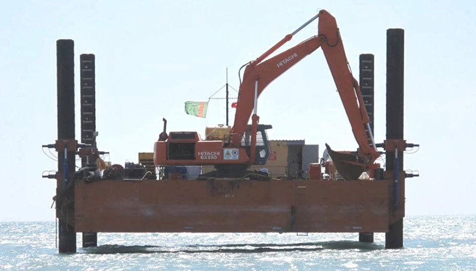 İnşaat işleri sırasında palplanj uygulamaları